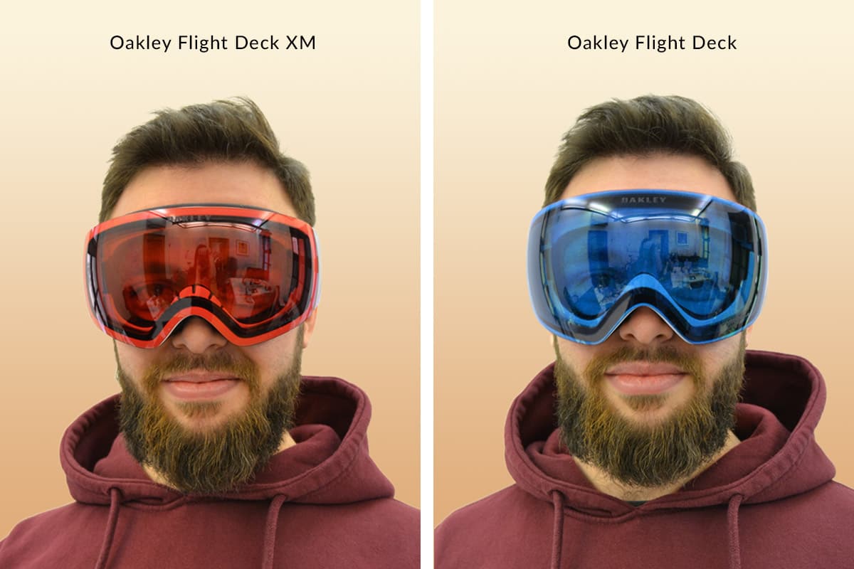 Oakley Flight Deck snow goggles 2019 Oakley Flight Deck vs Oakley Flight Deck XM - what are the differences? Oakley snow goggles eyerim